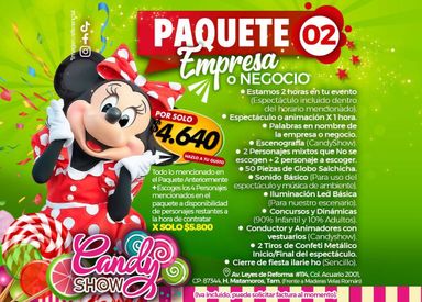 PAQUETE DE ANIMACION EMPRESA O NEGOCIO #2: