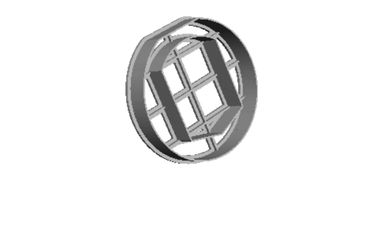 Manger Stable  outline Cookie Cutter     