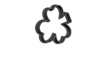 Shamrock outline Cookie Cutter        