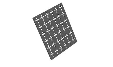 Celtic Cross Sprinkle Stencil Cookie Cutter       