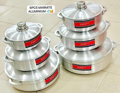 Marmites Alu 6pcs