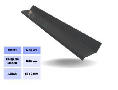 Nok Genteng Metal Samping - Nok Samping