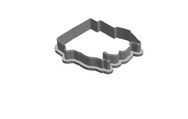 Sudan outline Cookie Cutter  