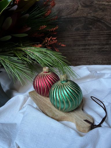 VELA BOLA DE NAVIDAD