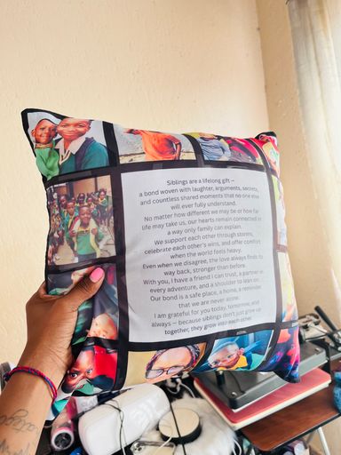 Panel Pillowcase with pillow 