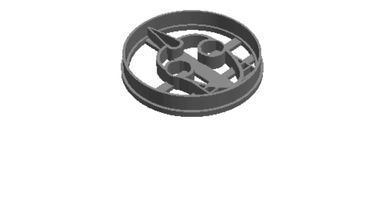 Lady Rainicorn outline Cookie Cutter    