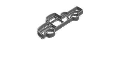 Classic Pickup outline Cookie Cutter     