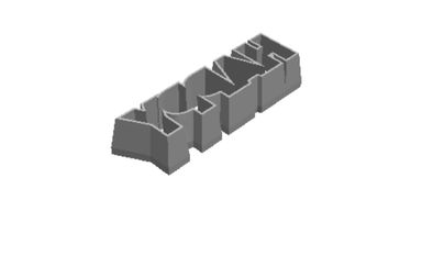 New Year 2 outline Cookie Cutter        