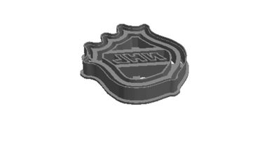NHL Logo outline Cookie Cutter      