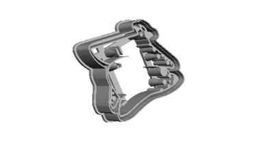 The Cheat outline Cookie Cutter       