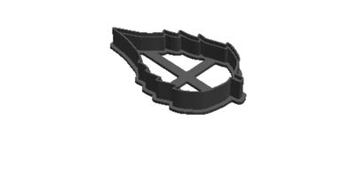 Leafe 5 outline Cookie Cutter                 