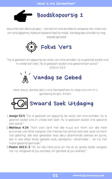 Bid met Krag – 4 weke se kinderklesse vir laerskool kinders