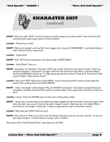 God Speaks – 6 Weeks of Primary School Lessons for Children's Church