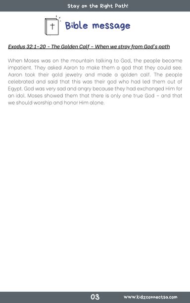 On the Road with God – 4 Weeks of Primary School Lessons for Children's Church