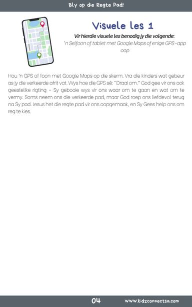 Op Pad met God – 4 weke se kinderkerklesse vir laerskool kinders