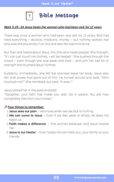 Pray with Power – 4 Weeks of Primary School Lessons for Children's Church