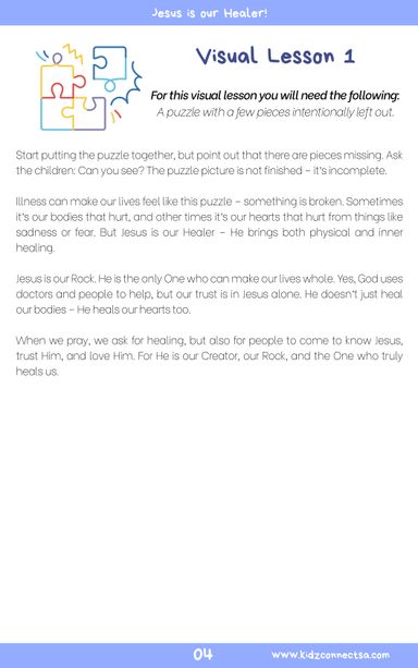 Pray with Power – 4 Weeks of Primary School Lessons for Children's Church