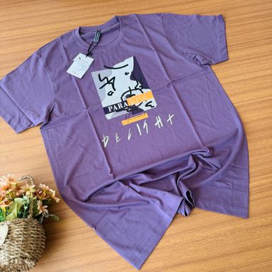 STYLESMYTH GRAPHIC T-SHIRT - PURPLE