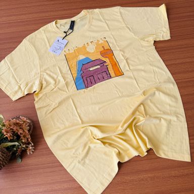 STYLESMYTH GRAPHIC T-SHIRT - YELLOW