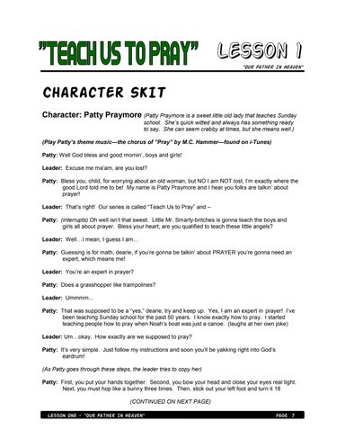 Teach Us to Pray –6 Weeks of Primary School Lessons for Children's Church