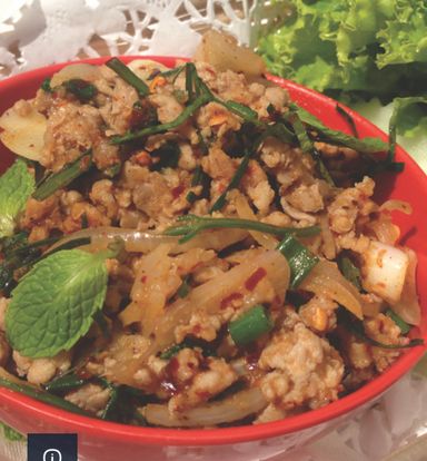Lap Moo (thai minced pork)