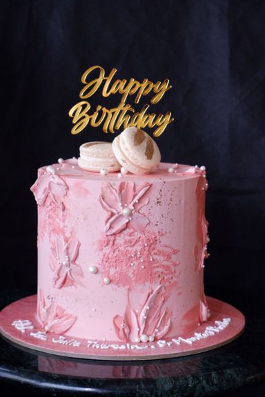 ABSTRACT CAKE PAINTING