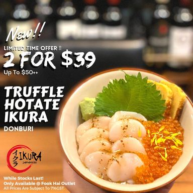 Truffle Hotate Ikura Donburi (2Bowls $39)