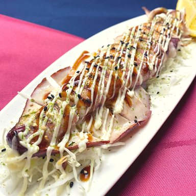 Shinjuku Grilled Squid with Okonomiyaki Sauce (subject to availability)