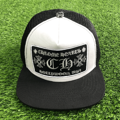 CH FLAT PEAK BLACK AND WHITE