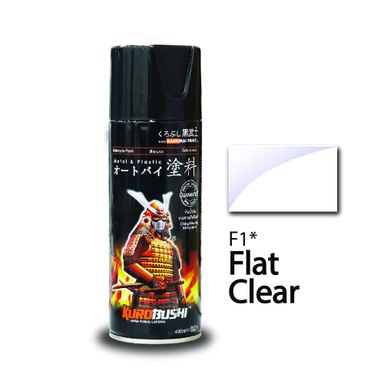 SAMURAI Spray Paint Flat Colour [Matte] & Top Coat (#F1*Flat Clear/ #F2*White/ #101 MC Clear(Fine)/ #Top Coat K1K)