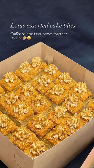 LOTUS ASSORTED CAKE BITES (25 pcs/box)