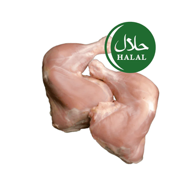 Fresh Chicken Leg Quarter(No Skin) - 1 KG