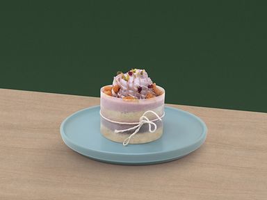 Taro Creme Cake