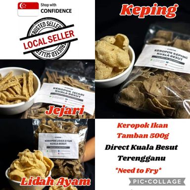 Keropok Ikan Tamban 500g 