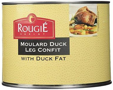 Duck Leg Confit ROUGIE, 4 legs in tin 1.35kg 