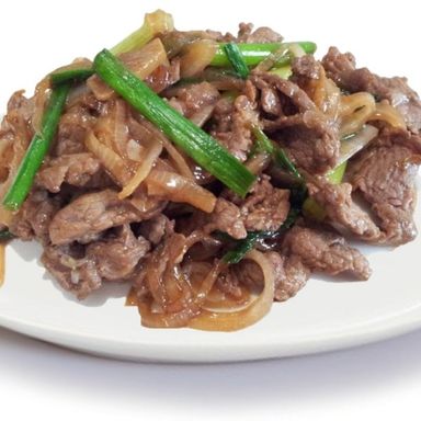 Ginger & Spring Onion Beef 姜葱牛肉