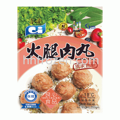 喜爱火腿肉丸 200g
