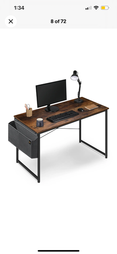 Tiger wood stripe desk 