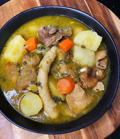 Bouillon (vegetable goat soup)