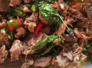 Thai basil beef