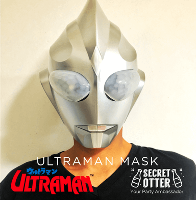 Ultraman full face mask with LED Glowing Eyes!