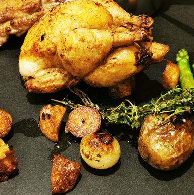 Roasted Whole French Young Chicken