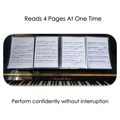 I'm A Happy Pianist Music Sheet Folder 4-Page Extended, A4 Size, 10 Sleeves, 40 Pages (5 Colours)