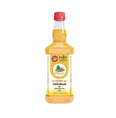 Wood Pressed White Sesame Oil (Cold Pressed Extracted on Wood Churner) - 1 L