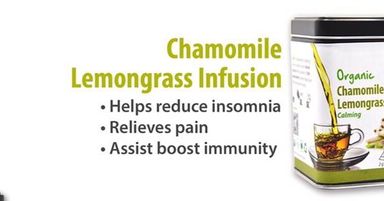 Chamomile Lemongrass Infusion - Helps Manage Insomnia