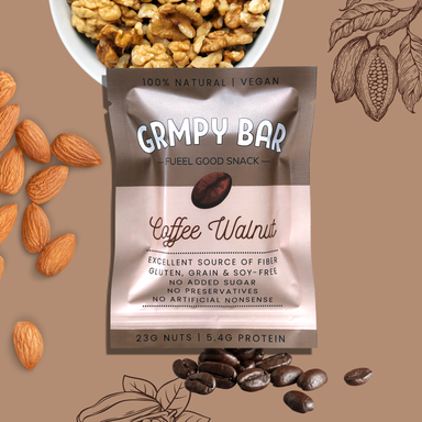 COFFEE WALNUT GRMPY BAR, 10X50G