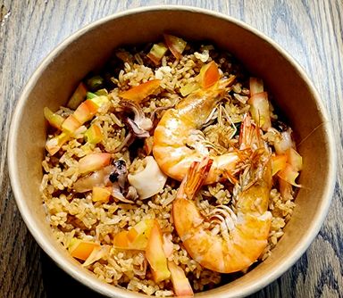 Seafood Binagoongan Fried Rice