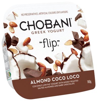 CHOBANI FLIP 140G CUP ALMOND COCO LOCO (CHB-CCC-FLIP140G821)