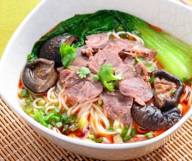 Mushroom Mutton Soup Noodles