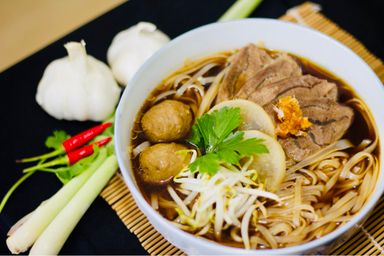 Thai Style Beef Noodle Soup